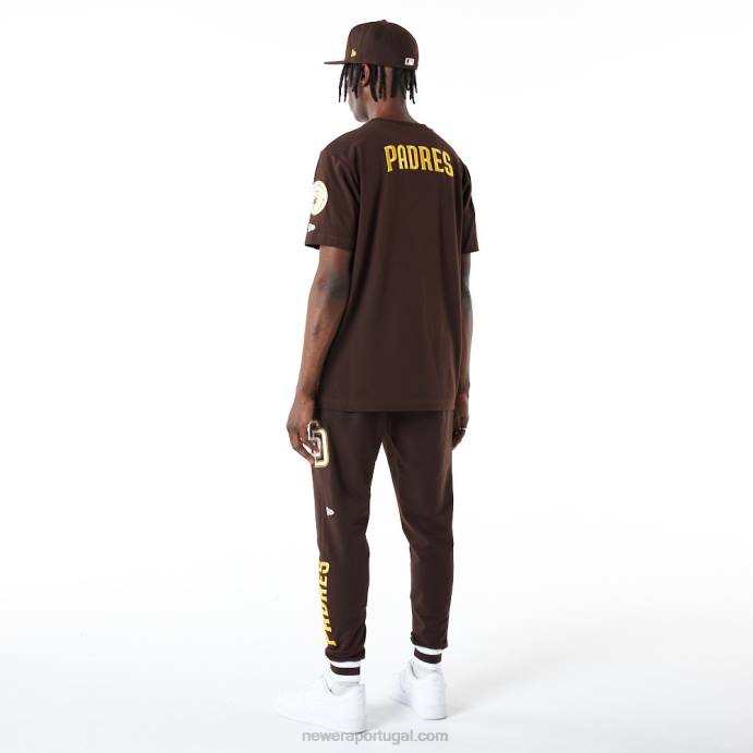 FFTN3044 New Era San Diego Padres MLB Logo Select Camiseta Marrom