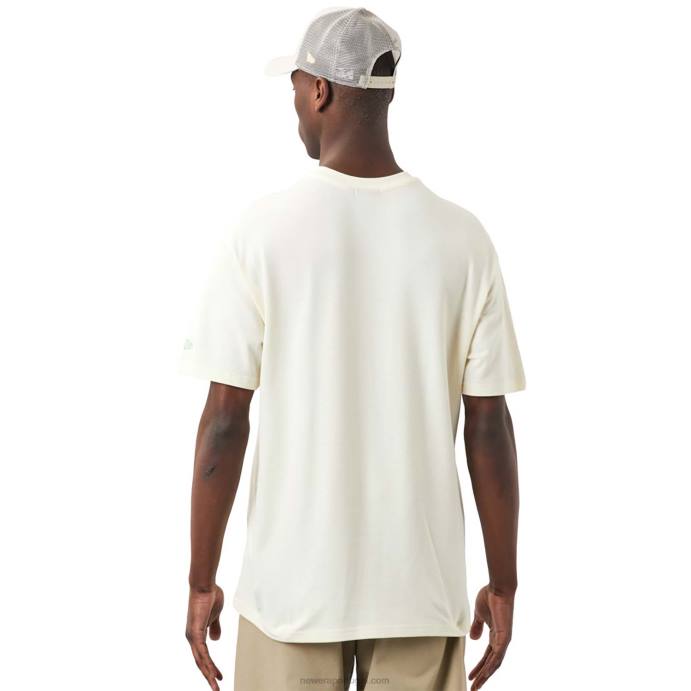 FFTN3046 New Era camiseta branca com logo floc off