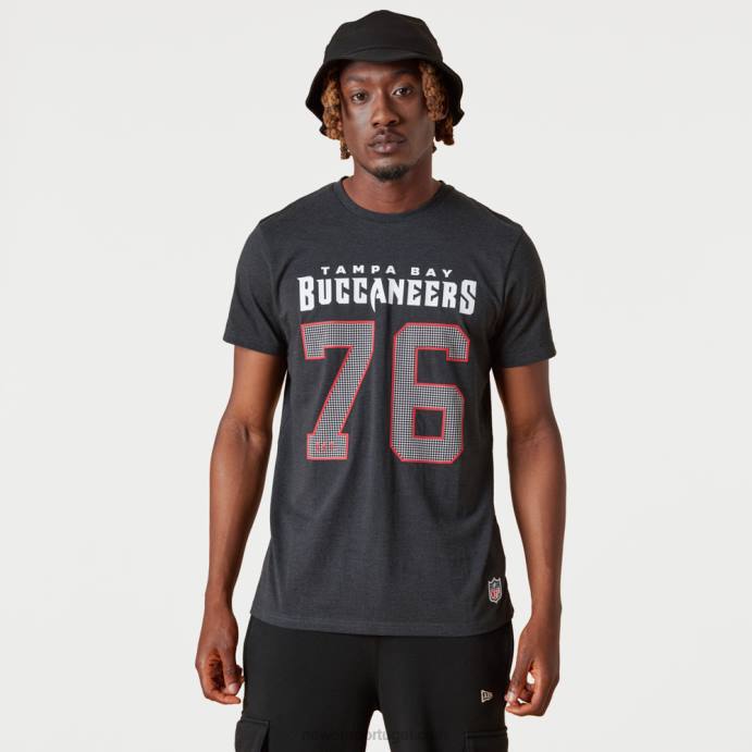 FFTN3048 New Era camisa cinza tampa bay buccaneers nfl