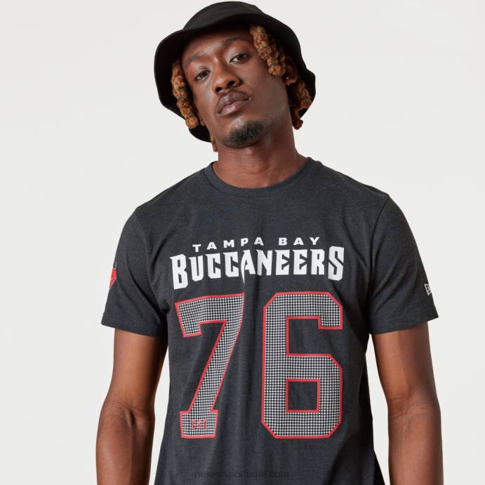 FFTN3048 New Era camisa cinza tampa bay buccaneers nfl