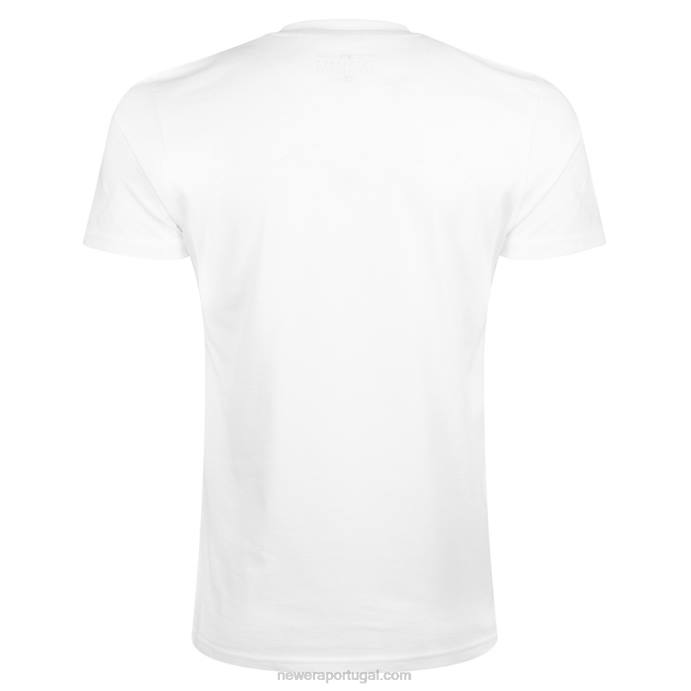 FFTN3049 New Era camiseta branca com logo do time chicago cubs