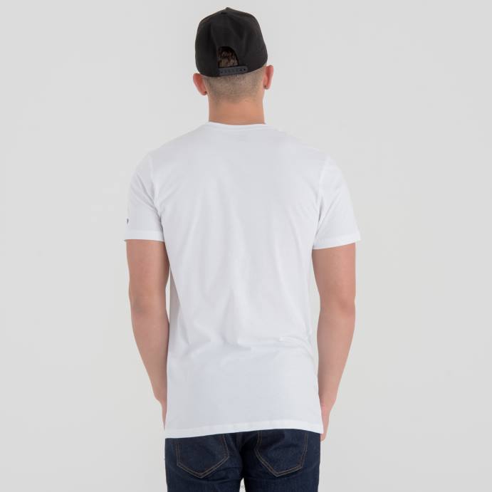 FFTN3052 New Era camiseta branca com logotipo do time da nba do minnesota Timberwolves