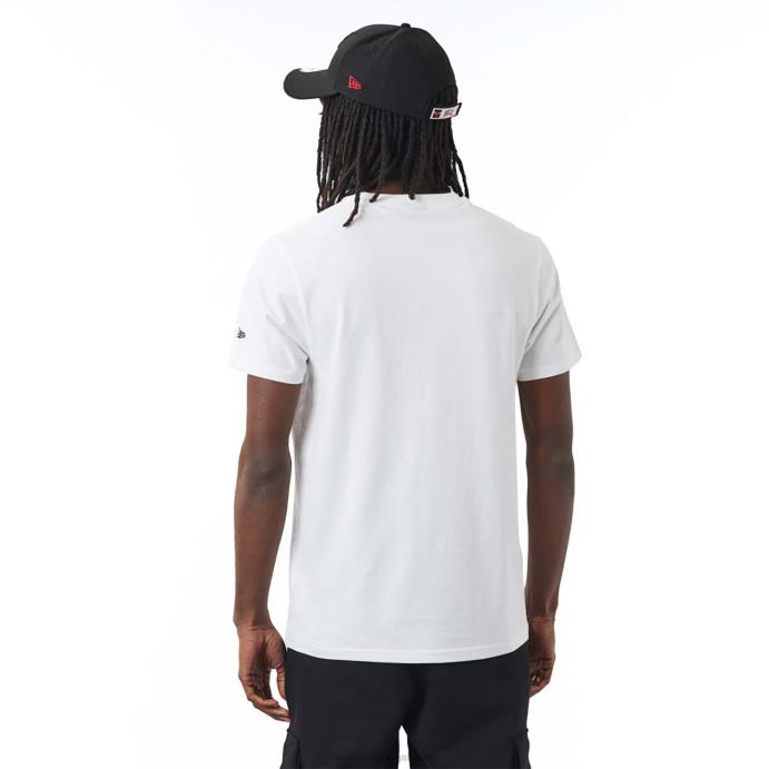 FFTN3058 New Era camiseta branca chicago bulls nba script