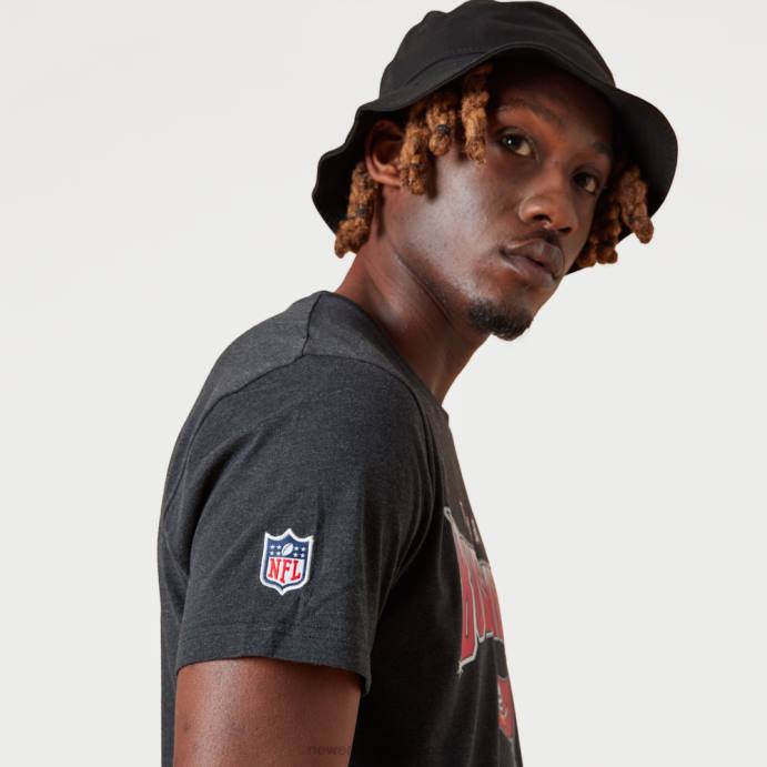 FFTN3062 New Era camiseta cinza fade da equipe da nfl tampa bay buccaneers