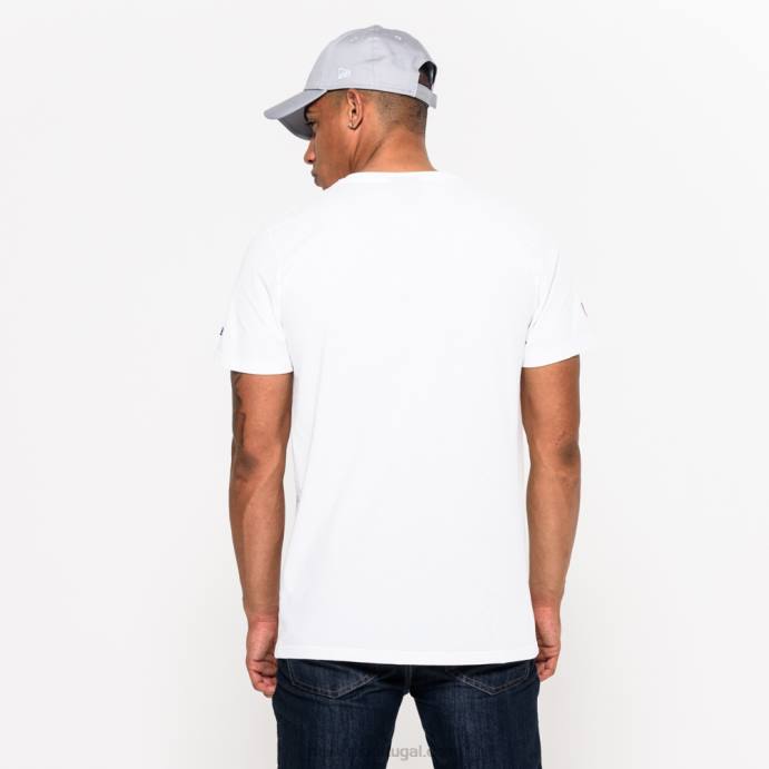 FFTN3064 New Era camiseta branca com logo do time indianapolis colts
