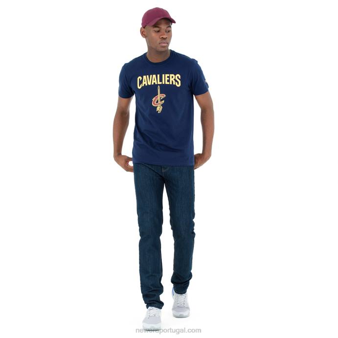 FFTN3065 New Era camiseta cleveland cavaliers nba logo azul