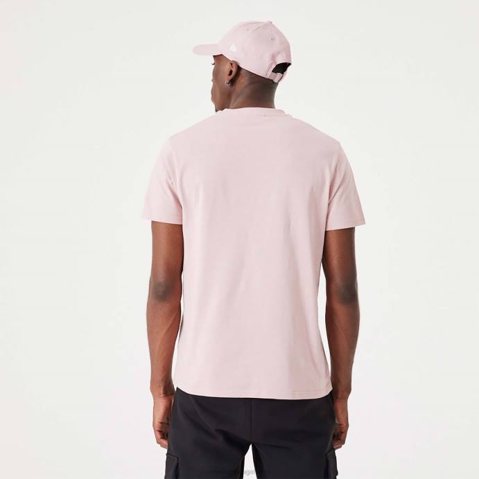 FFTN3068 New Era camiseta rosa pastel essencial new york yankees mlb league
