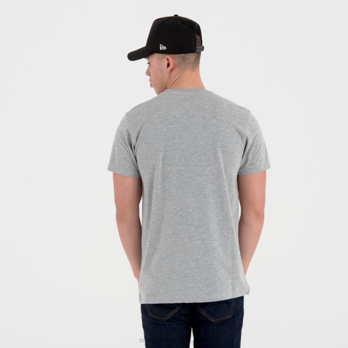 FFTN3080 New Era camiseta cinza com logo do time new orleans pelicans