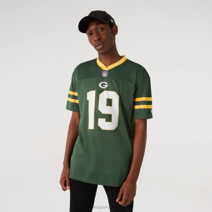 FFTN3091 New Era Green Bay Packers camisa cáqui oversized