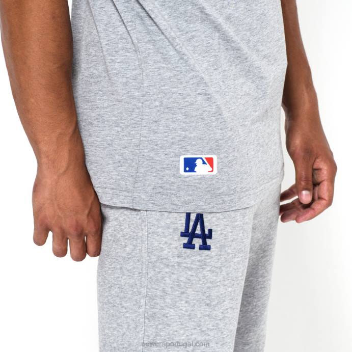 FFTN3092 New Era camiseta cinza la dodgers