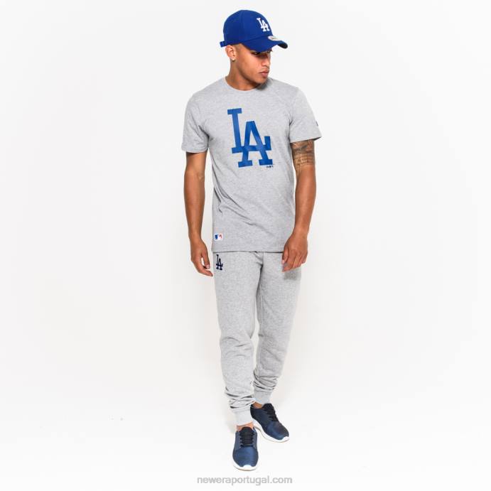 FFTN3092 New Era camiseta cinza la dodgers