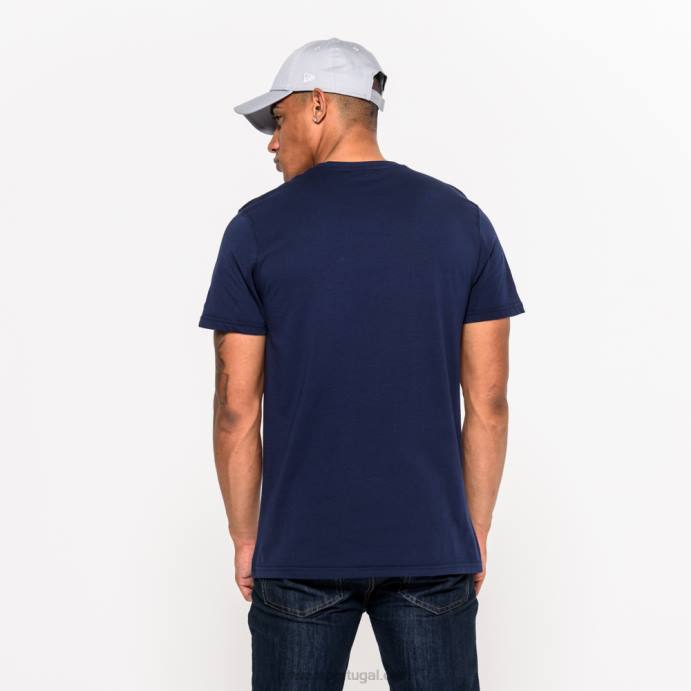 FFTN3093 New Era camiseta azul com logotipo da equipe houston texans