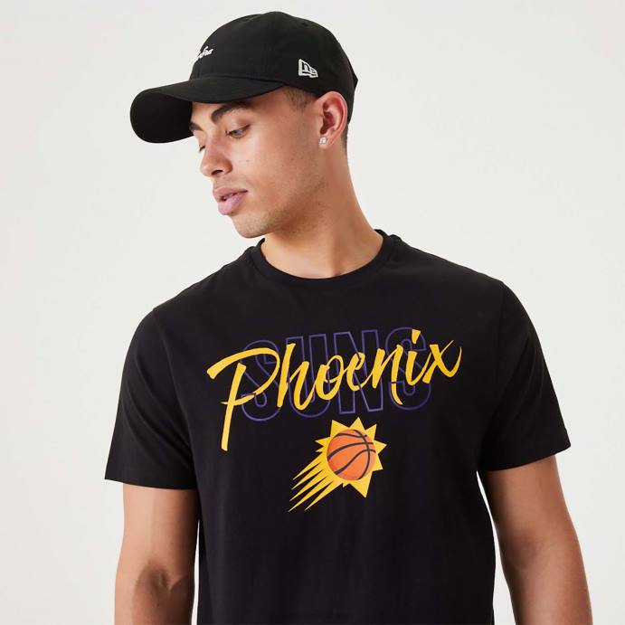 FFTN3096 New Era camiseta preta phoenix suns nba script