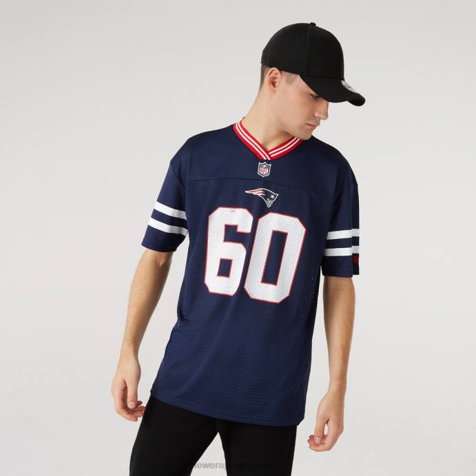 FFTN3105 New Era New England Patriots oversized camisa azul