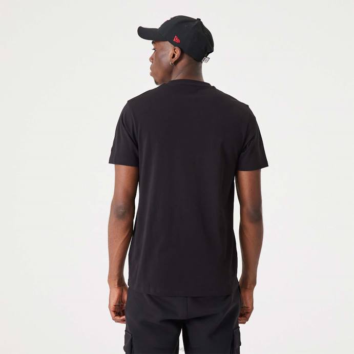 FFTN3109 New Era camiseta preta Chicago Bulls nba script