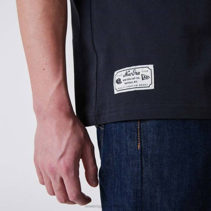 FFTN3112 New Era camiseta oversized azul com estampa la dodgers