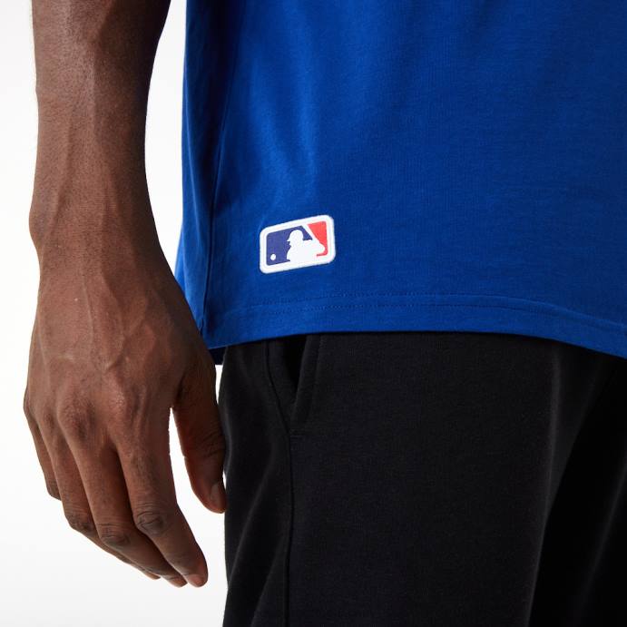 FFTN3114 New Era camiseta oversized azul essencial da new york yankees league
