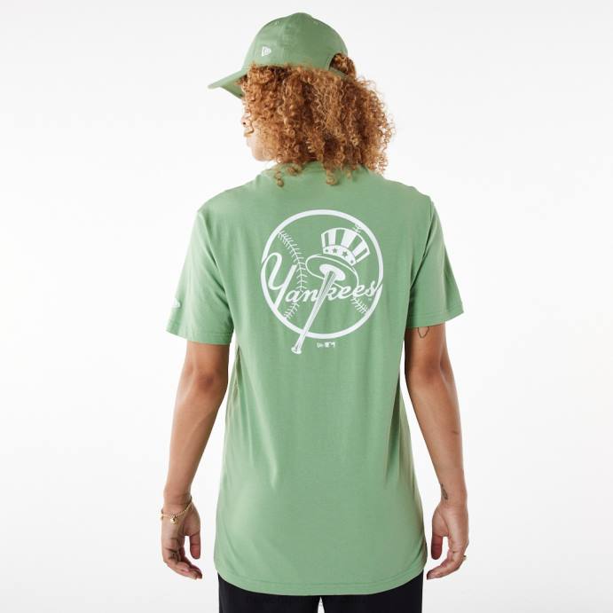 FFTN3139 New Era camiseta verde essencial do new york yankees mlb league