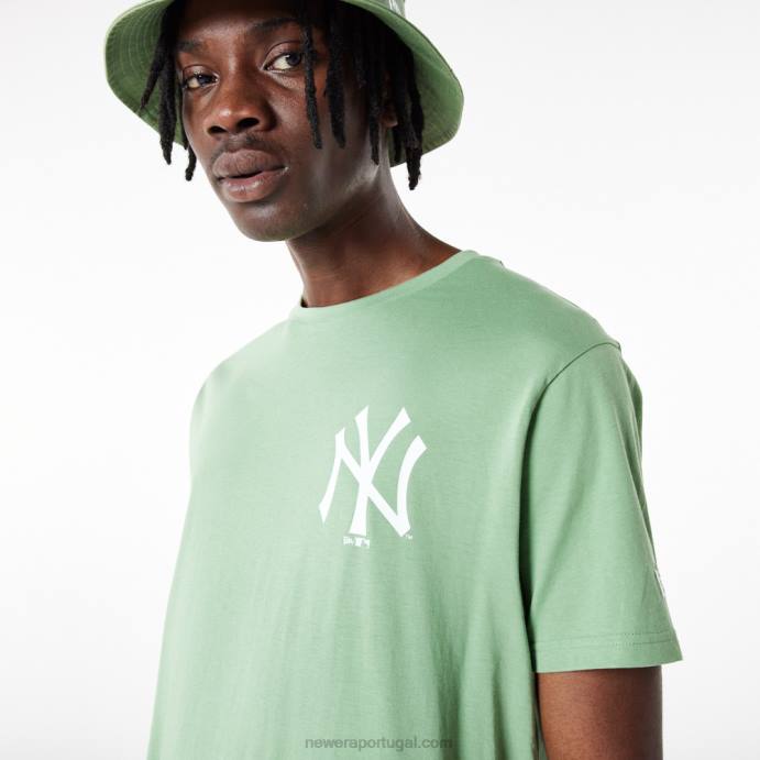 FFTN3139 New Era camiseta verde essencial do new york yankees mlb league