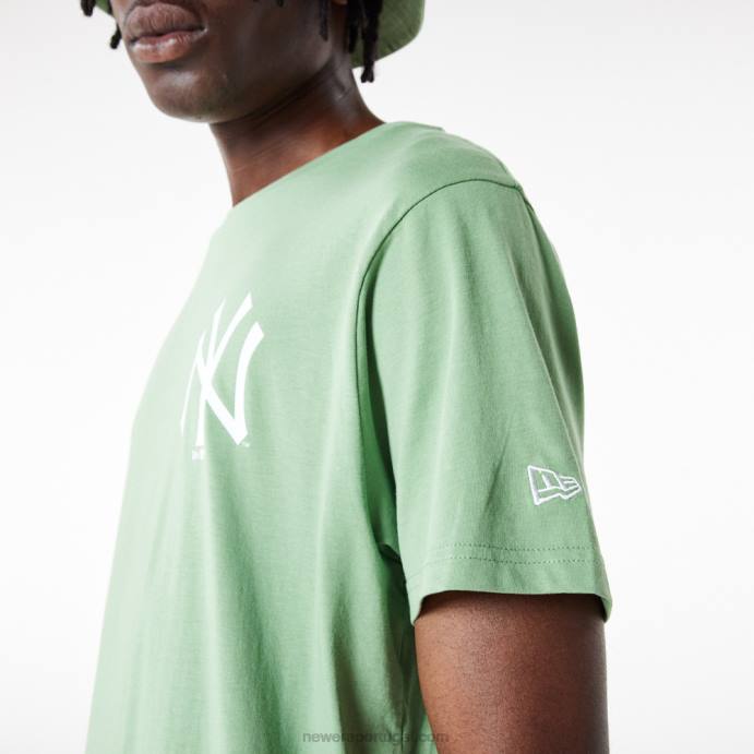 FFTN3139 New Era camiseta verde essencial do new york yankees mlb league