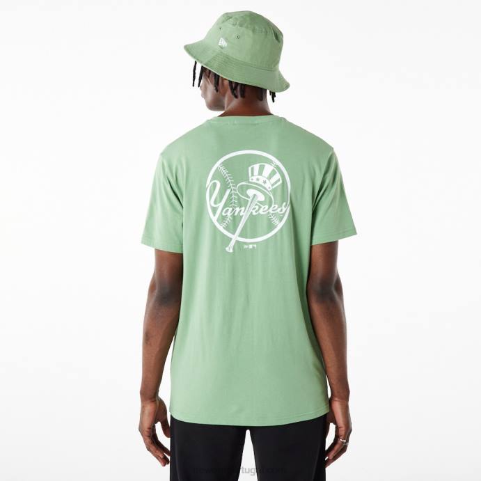 FFTN3139 New Era camiseta verde essencial do new york yankees mlb league
