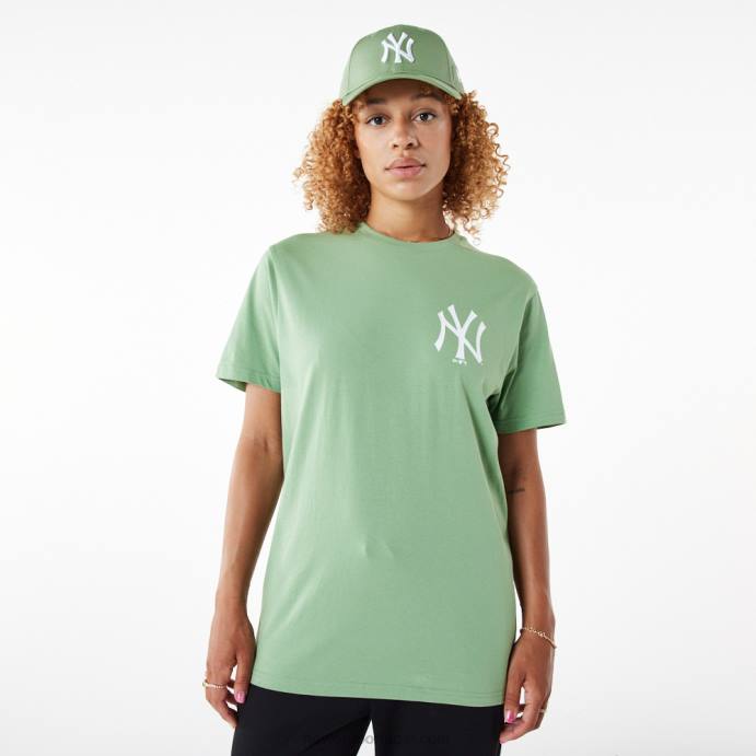 FFTN3139 New Era camiseta verde essencial do new york yankees mlb league