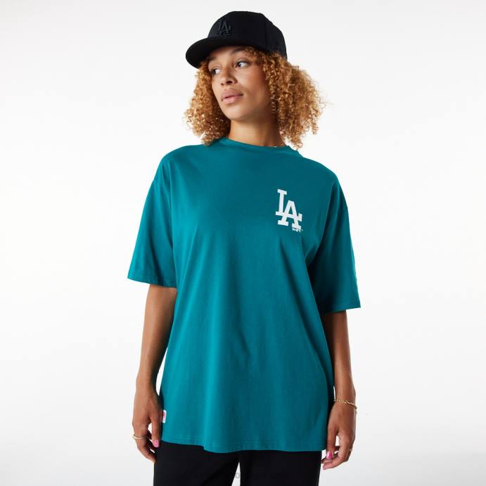 FFTN3140 New Era camiseta oversized azul essencial la dodgers league