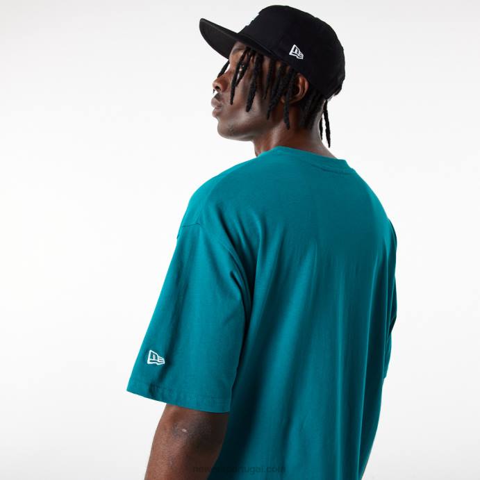 FFTN3140 New Era camiseta oversized azul essencial la dodgers league