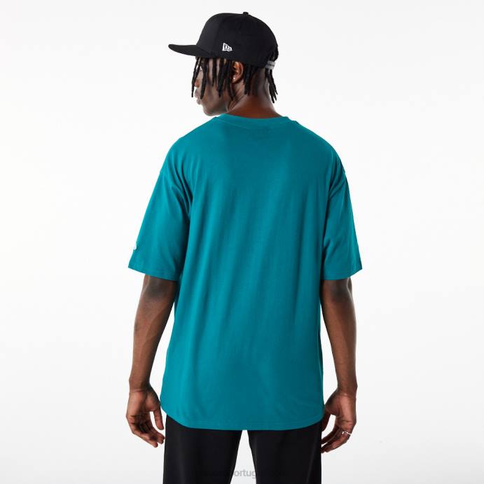 FFTN3140 New Era camiseta oversized azul essencial la dodgers league