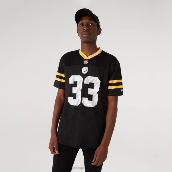 FFTN3144 New Era Pittsburgh Steelers oversized camisa preta