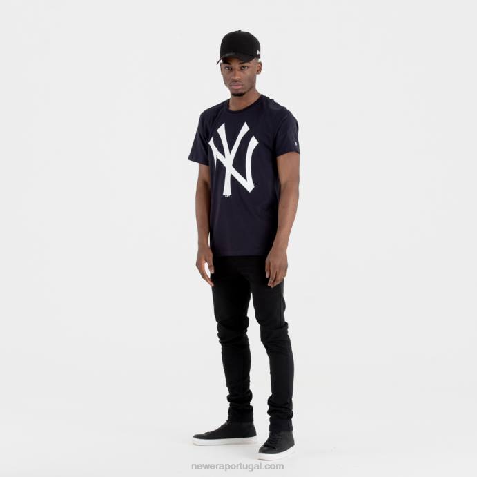 FFTN3159 New Era camiseta azul marinho new york yankees