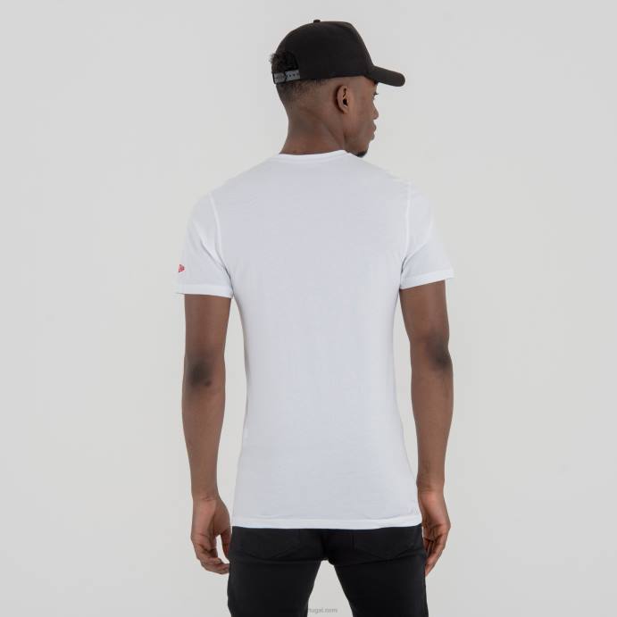 FFTN3161 New Era portland trail blazers camiseta branca com logotipo do time da nba