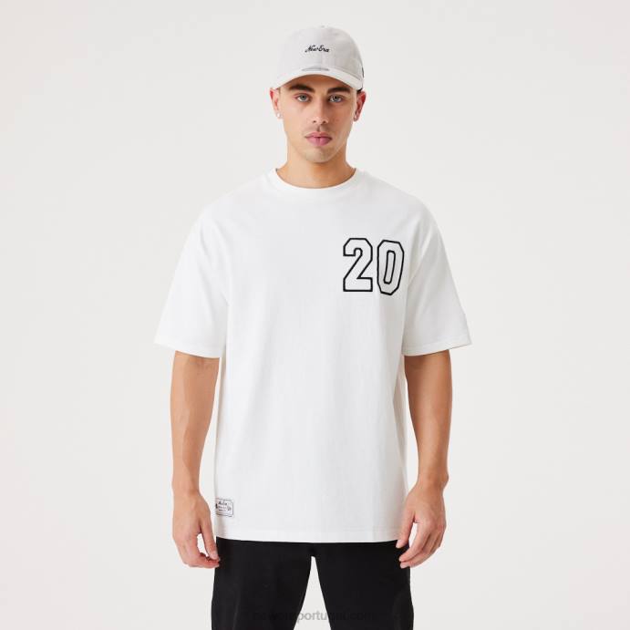 FFTN3162 New Era camiseta oversized branca contemporânea