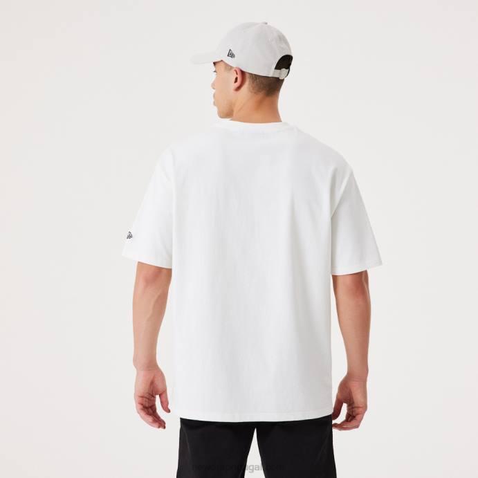 FFTN3162 New Era camiseta oversized branca contemporânea