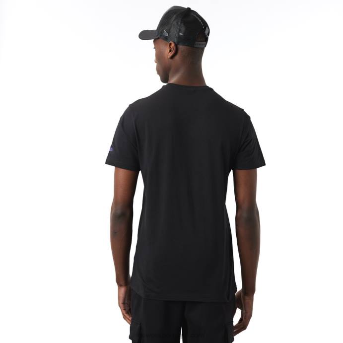 FFTN3168 New Era camiseta preta la lakers nba hoop