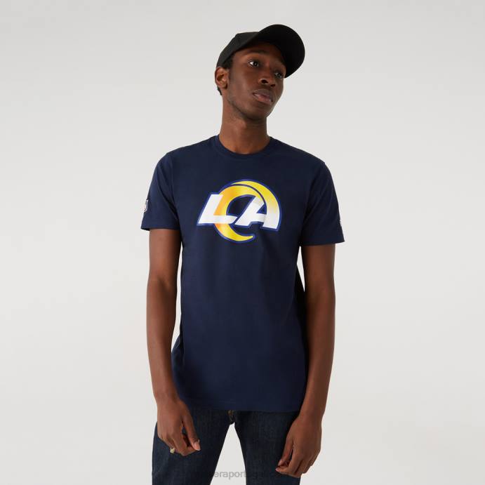FFTN3171 New Era la rams nfl camiseta com logotipo azul