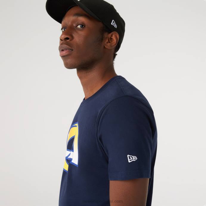 FFTN3171 New Era la rams nfl camiseta com logotipo azul