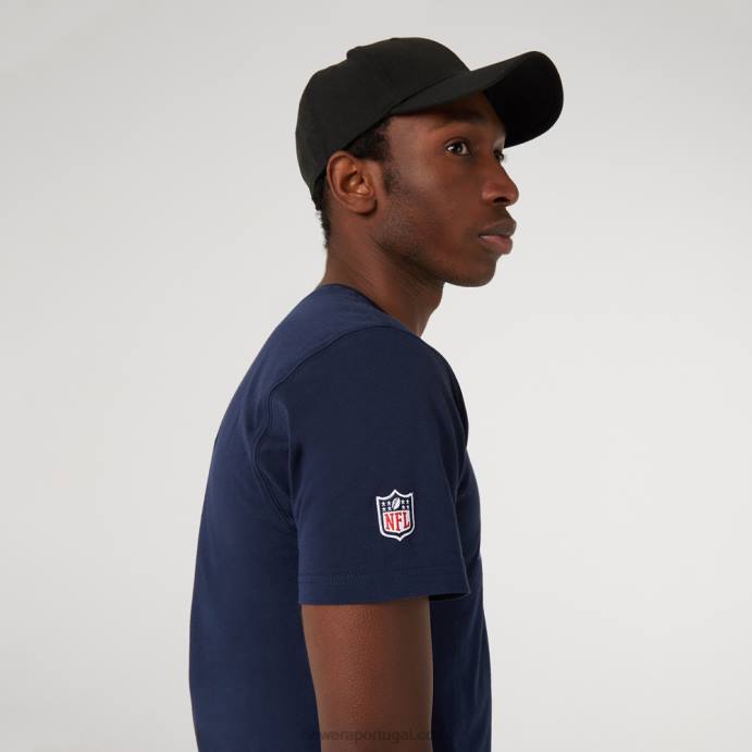 FFTN3171 New Era la rams nfl camiseta com logotipo azul