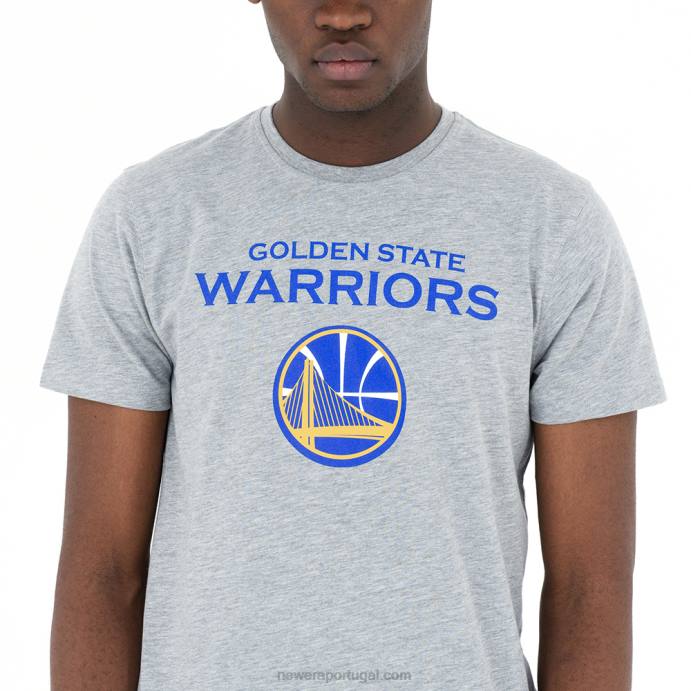 FFTN3172 New Era camiseta cinza urze do golden state warriors