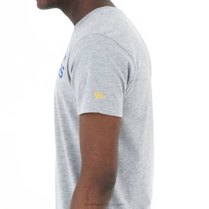 FFTN3172 New Era camiseta cinza urze do golden state warriors