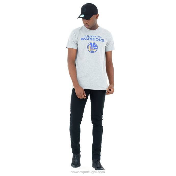 FFTN3172 New Era camiseta cinza urze do golden state warriors