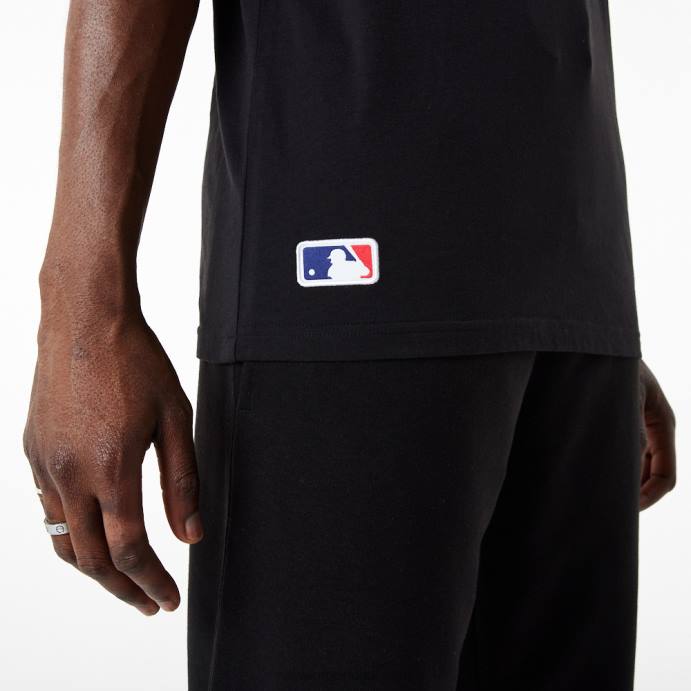FFTN3175 New Era camiseta preta essencial do new york yankees mb league
