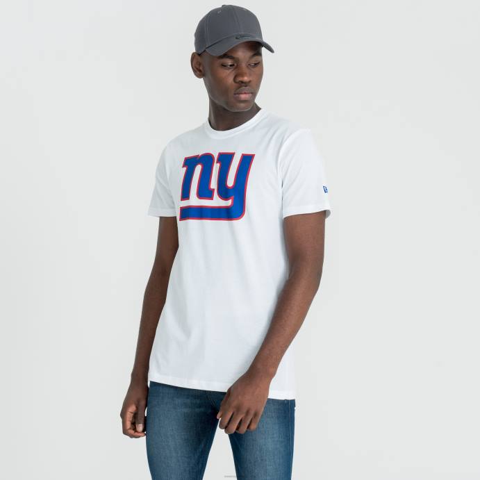 FFTN3176 New Era camiseta branca com logotipo da equipe nfl do new york Giants