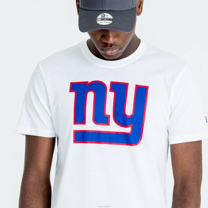 FFTN3176 New Era camiseta branca com logotipo da equipe nfl do new york Giants