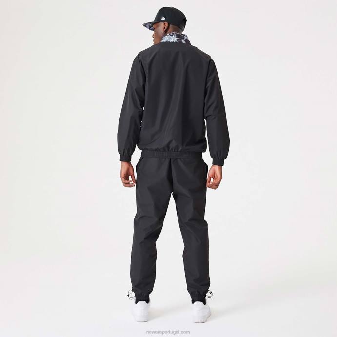 FFTN2560 New Era brooklyn nets nba jaqueta all over estampada preta