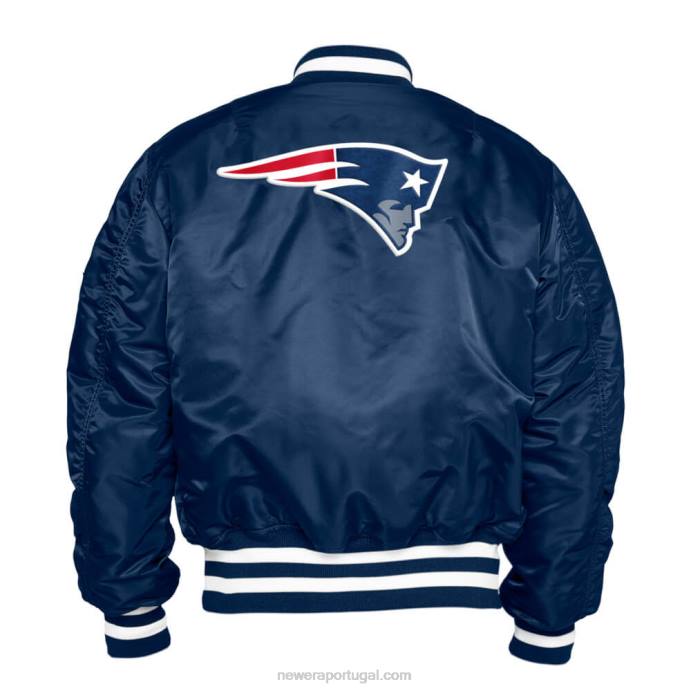 FFTN2578 New Era Jaqueta bomber reversível New England Partriots X Alpha Industries