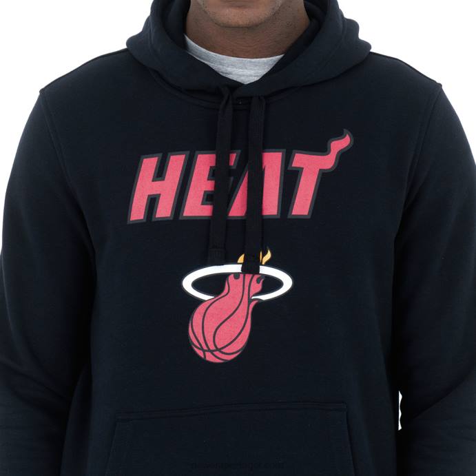 FFTN2661 New Era miami heat moletom preto