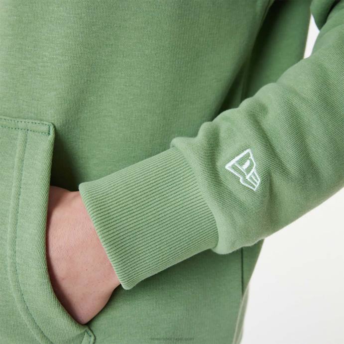 FFTN2664 New Era new york yankees mlb pull over verde com logo empilhado