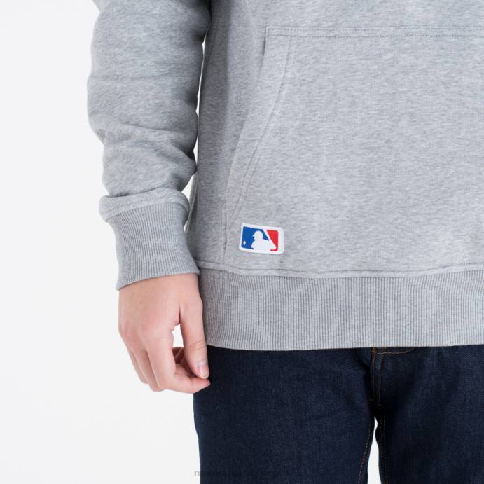 FFTN2677 New Era moletom cinza com logo mlb