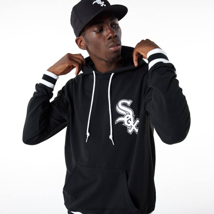FFTN2682 New Era chicago white sox mlb logo select moletom preto
